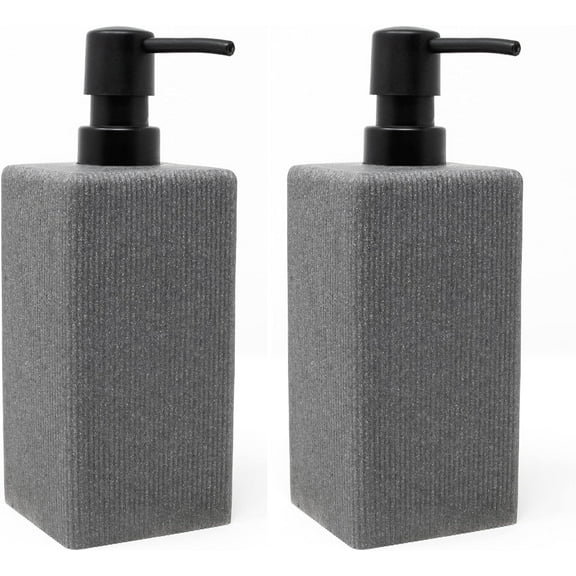 Varato Design Large Soap Dispenser for Kitchen Sink and Bathroom Soap Dispenser Set - 2 Pack