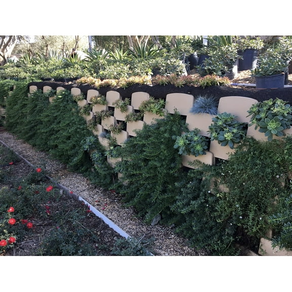 Varden Retaining Wall Block - Lightweight, Easy to Install, Shippable 10 Count Box