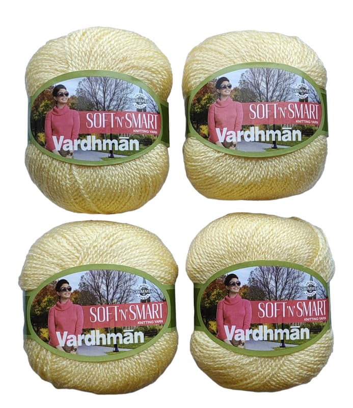 Vardhman Acrylic Wool Ball For Hand Knitting - Soft Sky Blue Yarn, 400 Grams For Crafts & Crochet