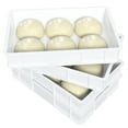 thumbnail image 1 of Vareone 4 Packs Pizza Dough Proofing Tray, Stackable Commercial Proofing Boxes, White, 1 of 4