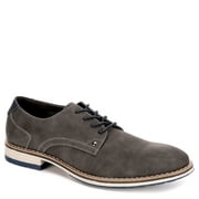 Varese Mens Dillan Lace Up Oxford Shoes, Grey, US 13