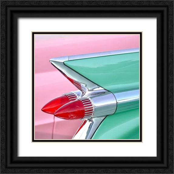 Vargas, Carlos 15x15 Black Ornate Wood Framed with Double Matting Museum Art Print Titled - Fleetwood
