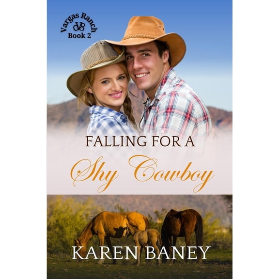 Vargas Ranch: Falling for a Shy Cowboy: A Secret Crush Single Mom Christian Cowboy Romance (Vargas Ranch Book 2) (Paperback)