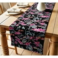 thumbnail image 1 of Vargottam Cotton Twill Table Runner 14 Wide, Leaves Design, Dining Table Runner for Farmhouse & Modern Decor Machine Washable Multiple Sizes (60" to 120"), 1 of 6