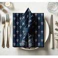 thumbnail image 1 of Vargottam Designer Cotton Twill Napkins - Set of 12, 20-Inch, Block Print, Durable & Absorbent Cloth Napkins for Dining, Parties, and Home Decor - Machine Washable, 1 of 8