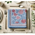 thumbnail image 1 of Vargottam Designer Cotton Twill Napkins - Set of 12, 20-Inch, Floral Print, Durable & Absorbent Cloth Napkins for Dining, Parties, and Home Decor - Machine Washable, 1 of 8