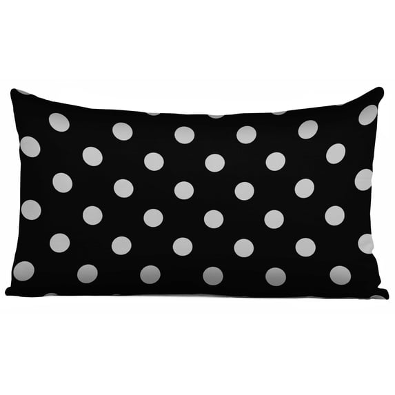 Vargottam Lumbar Pillow Cover - Decorative Pillow Covers20x12 Inches,PrintedWhite & BlackThemePillowcase, DecorativeLumbarCushionCovers