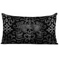 thumbnail image 1 of Vargottam Lumbar Pillow Cover - Decorative Pillow Covers20x12 Inches,PrintedWhite & BlackThemePillowcase, DecorativeLumbarCushionCovers, 1 of 4