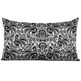 thumbnail image 1 of Vargottam Lumbar Pillow Cover - Decorative Pillow Covers24x12 Inches,PrintedWhite & BlackThemePillowcase, DecorativeLumbarCushionCovers, 1 of 4