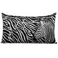 thumbnail image 1 of Vargottam Lumbar Pillow Cover - Decorative Pillow Covers24x12 Inches,PrintedWhite & BlackThemePillowcase, DecorativeLumbarCushionCovers, 1 of 4