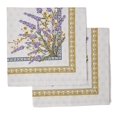 thumbnail image 1 of Vargottam Luxury Collection Dinner Table Linen Dcor Cotton Napkin Printed Fabric Reusable Napkins Set Of 4, 20 X 20 - Lavender, 1 of 6