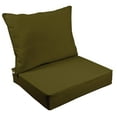 thumbnail image 1 of Vargottam Outdoor Deep Seat Patio Cushions Set 2pcs Seat Set All Weather Replacement Cushion Patio Seat And Back Cushion Set 25"x25"x5" Inches-Olive Green, 1 of 9