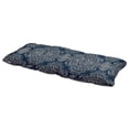 thumbnail image 1 of Vargottam Printed OutdoorBenchCushionLounger Water Resistant LoungerBenchSeat Garden Furniture Patio Front Porch Decor and Outdoor Seating-Navy Blue, 1 of 8
