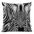 thumbnail image 1 of Vargottam Square Pillow Cover - Decorative Pillow Covers16x16 Inches,PrintedWhite & BlackThemePillowcase, DecorativeSquareCushionCovers, 1 of 1
