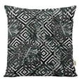 thumbnail image 1 of Vargottam Square Pillow Cover - Decorative Pillow Covers24x24 Inches,PrintedWhite & BlackThemePillowcase, DecorativeSquareCushionCovers, 1 of 4