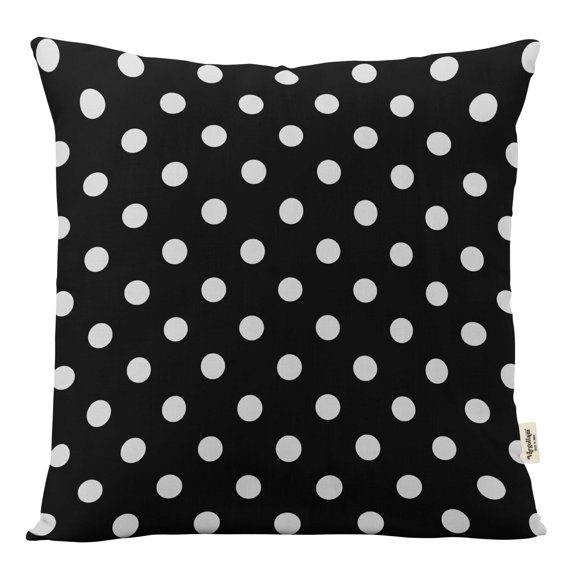 Vargottam Square Pillow Cover - Decorative Pillow Covers24x24 Inches,PrintedWhite & BlackThemePillowcase, DecorativeSquareCushionCovers