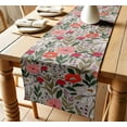 thumbnail image 1 of Vargottam Twill Cotton Table Runner Premium Florals Print Table Decor Soft & Durable, 14-Inch Wide Machine Washable For Boho, Farmhouse, Rustic Interiors, 1 of 6