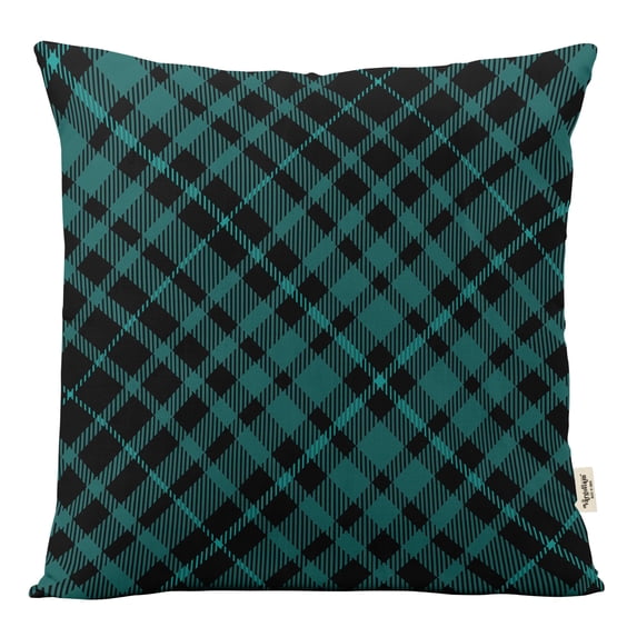 VargottamSquare Pillow Cover - Decorative Pillow Covers20x20 Inches,PrintedTeal BlueThemePillowcase, DecorativeSquareCushionCovers