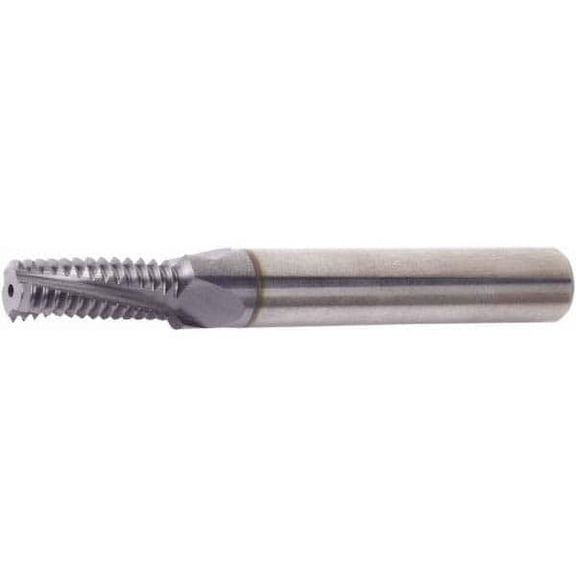 Vargus 5/8-11 Internal 11 TPI 3.622" Shank 4-Flute RH Solid Carbide Helical Flute Thread Mill