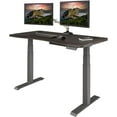 thumbnail image 1 of Vari 54” x 26" Ergonomic Height Adjustable Standing Desk Computer Table, Espresso Wood, 1 of 8