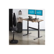 Vari 60  x 30 VariDesk Electric Height Adjustable Standing Desk Computer Table, Reclaimed Wood