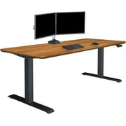 Vari 72  x 30" VariDesk Electric Height Adjustable Standing Desk Computer Table, Butcher Block