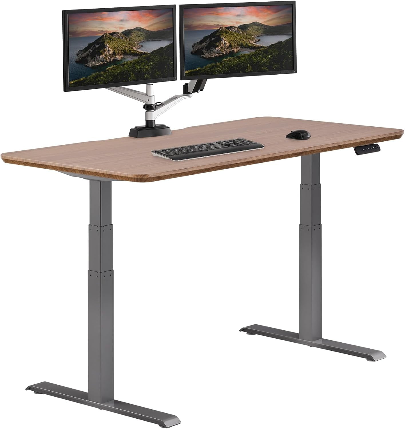 Vari Electric Standing Desk 60x30 Varidesk, Adjustable Height Stand