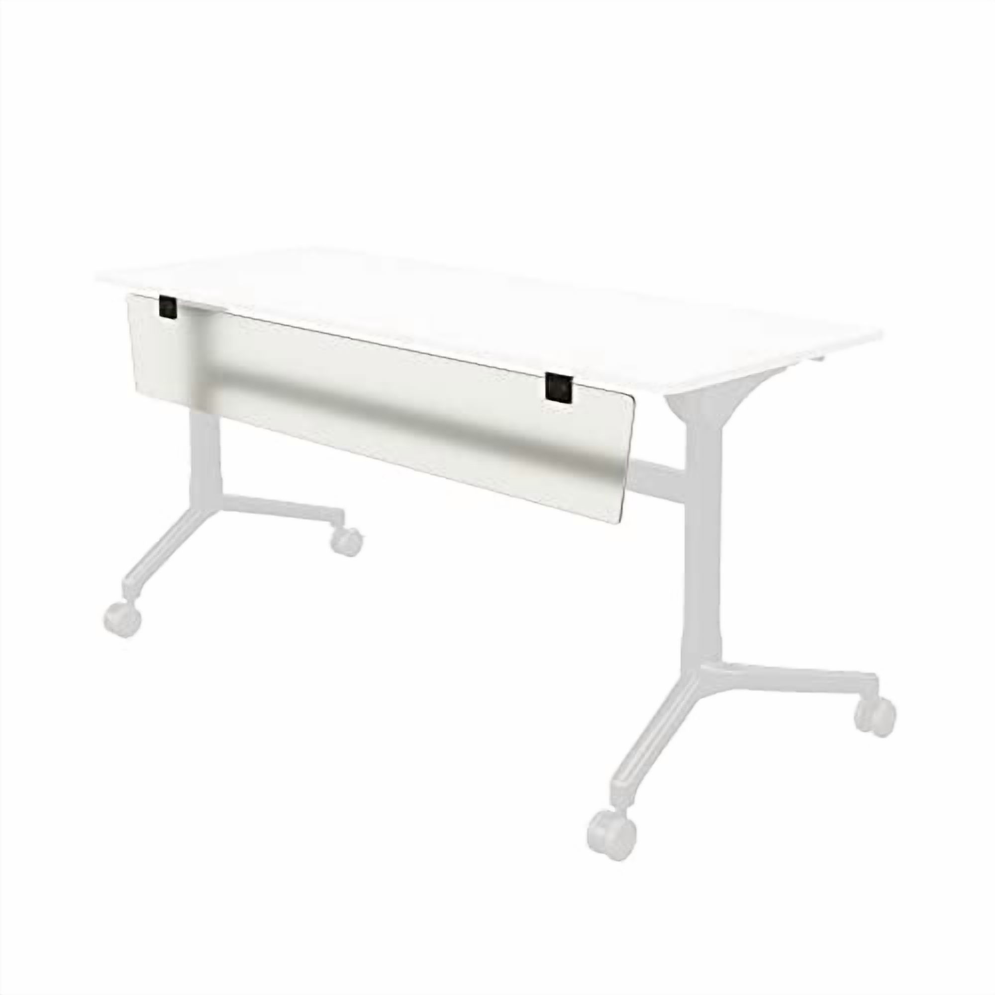 Vari Flip Top Training Table 6ft Modesty Panel - Durable Frosted ...