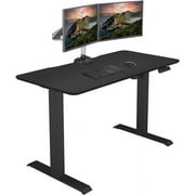 Vari Standing Desk with Adjustable Height for Home Office Stand Up Table, 48  x 24  Black