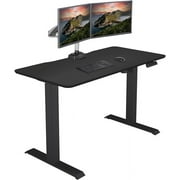 Vari Standing Desk with Adjustable Height for Home Office Stand Up Table, 48” x 24” Black