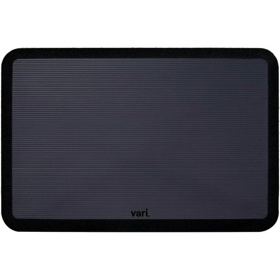 Vari Standing Mat 34x22 (VariDesk) - Anti Fatigue Non-Slip Mat for Standing Desk, Cushioned for Comfort, Indoor Floor Mat for Home, Office, or Kitchen - Black