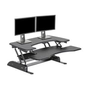 Vari VariDesk Pro Plus 36 - Adjustable Desk Converter with 11 Height Settings - Laptop Sit Stand Desk Riser for Table Tops and Home Office- Fully Assembled with Spring Loaded Lift- Black