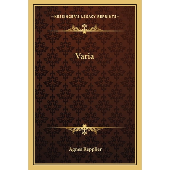 Varia (Paperback)