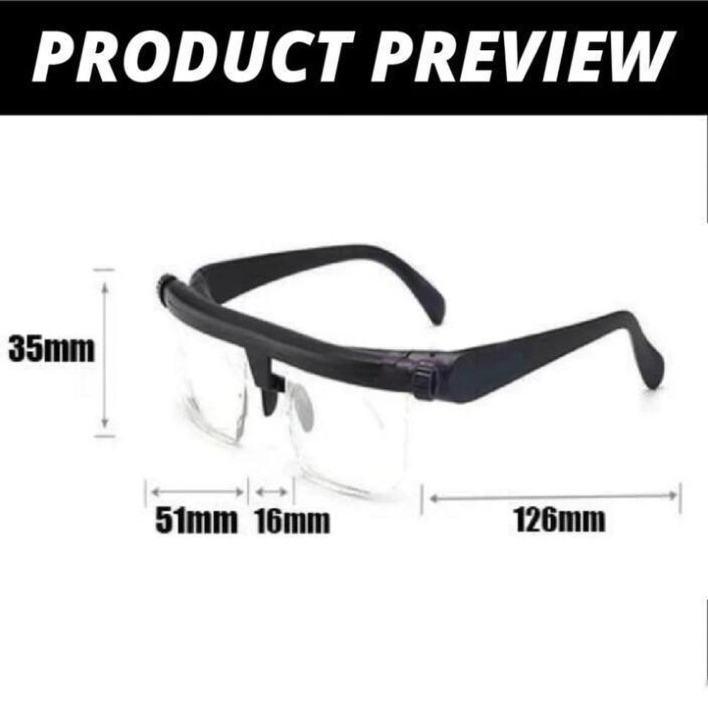 Variable Focus Reading Glasses, Adjustable Glasses Focus Distance ...