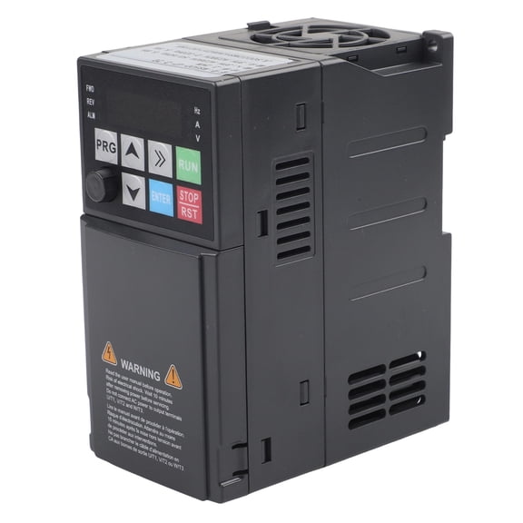 Variable Frequency Drive 1.5kW 220V Single Phase To Three Phase VFD Controller With Advanced V/F Control Remote Operation ABS Housing Overload Protection