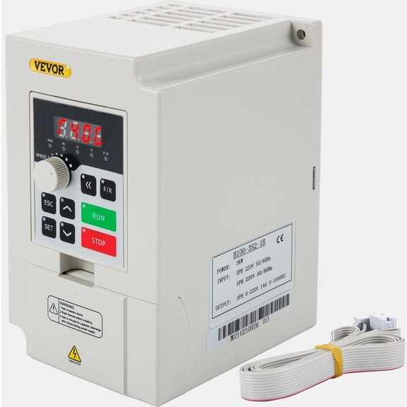 Variable Frequency Drive 3KW 220V AC Input CNC VFD Inverter Converter 4HP 1 or 3 Phase Input 3 Phase Output Motor Speed Control