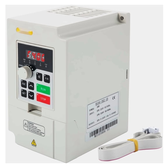 Variable Frequency Drive 3KW 220V CNC Inverter VFD 4HP 1/3 Phase Input 3 Phase Output Motor Speed Controller for CNC Milling Machine