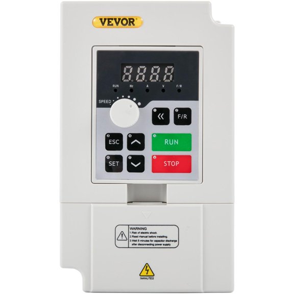 , Variable Frequency Drive, AC 220V Input 3KW Variable Frequency CNC Drive Inverter Converter, VFD 4HP 1 or 3 Phase Input, 3 Phase Output, CNC Motor Inverter Converter for Motor Speed Control,
