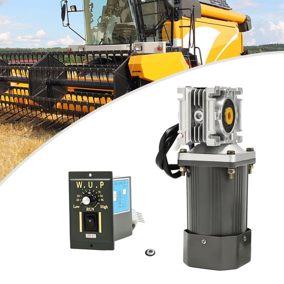 Variable Speed AC Motor, 120W 1650RPM with Safety Self-Locking, Double Ball Bearings, for Conveyors and Medical Equipment