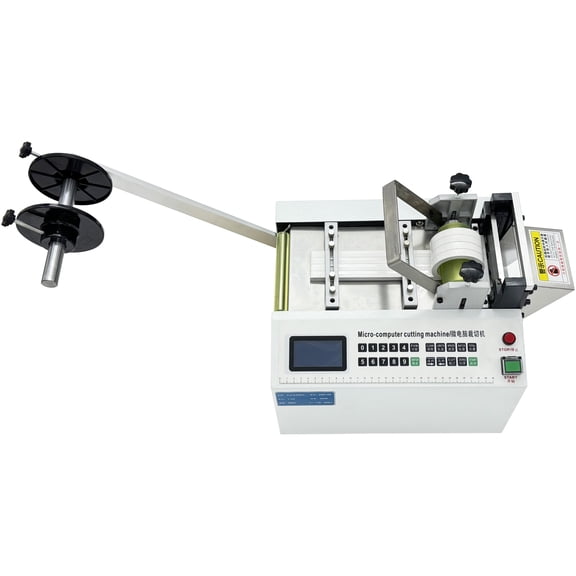 Variable Speed Microcomputer Automatic Tube Cutting Machine 110V for PVC PE Silicone Heat Shrink Sleeve