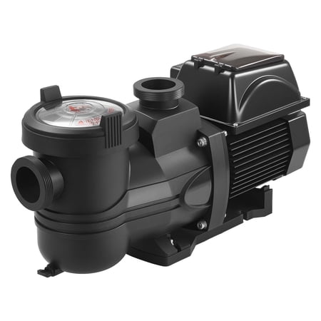 Variable Speed Pool Pump, 1.5HP, 132GPM, Self-Priming, Timer