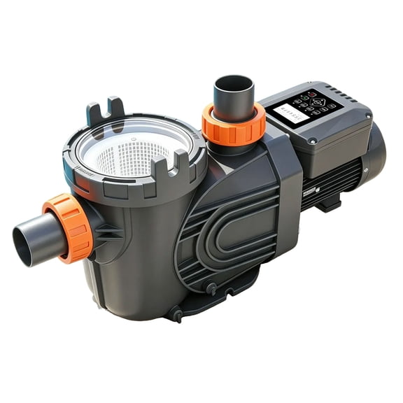 Variable Speed Pool Pump Inground, 2.5HP, 10567GPH High Flow Energy Efficient Pool Pump for Above Ground Pool, Programmable Timer, Rain Cover, 220V, Large Filter Basket