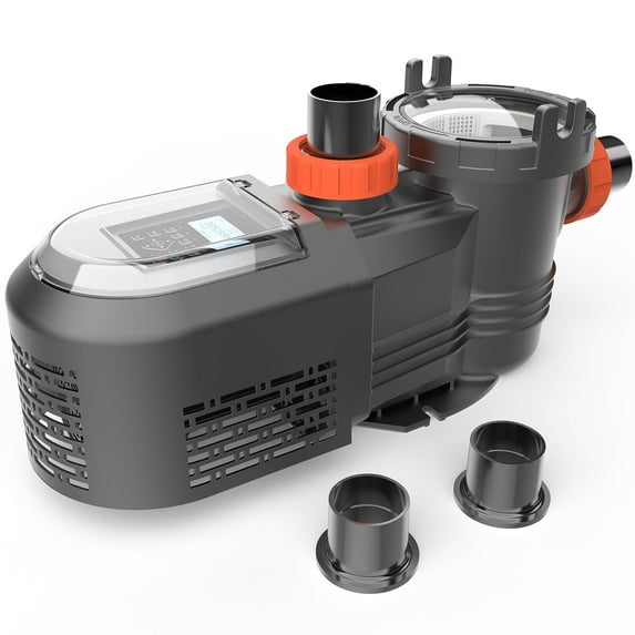 Variable Speed In ground Pool Pumps, 3 HP, 11359GPH, High Flow Energy Efficient Pool Pump, Smart Programmable Timer Swimming Pool Pump, Large Filter Basket, 220V Powerful DC Motor