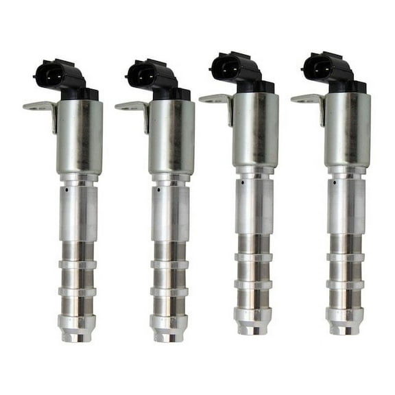 Variable Timing Solenoid Kit 4 Piece Set - Compatible with 2010 - 2017 GMC Terrain 3.6L V6 2011 2012 2013 2014 2015 2016