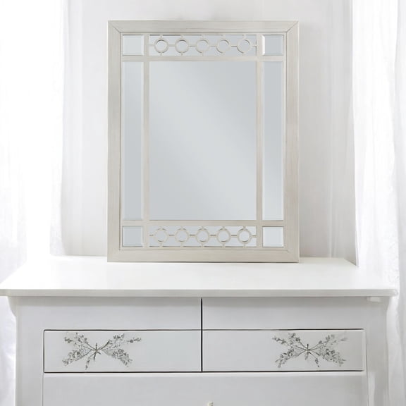 Varian Silver & Mirrored Finish Mirror