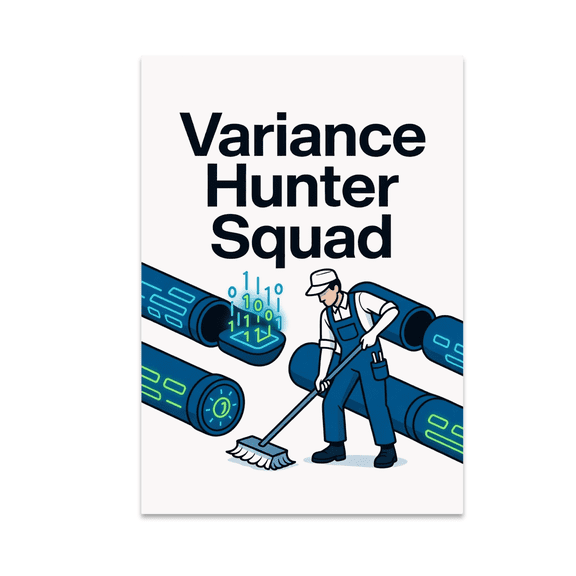 Variance Hunter Squad Data Wall Art - Data Analyst - 13x19 Poster Print