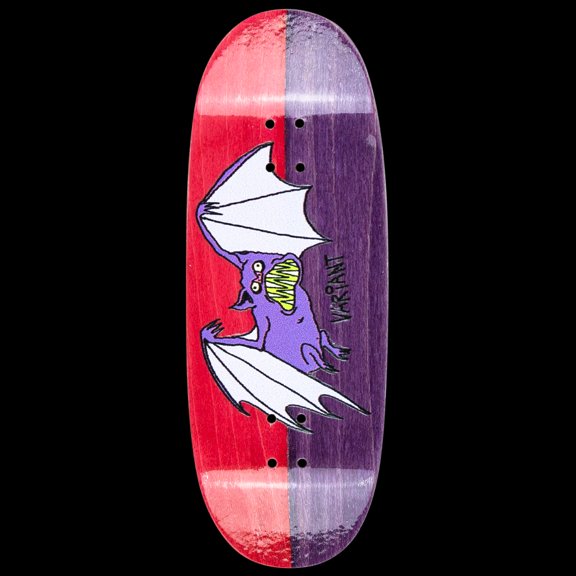 Variant Fingerboard Deck - Fakie Vanilla Red and Purple Egg - 35mm