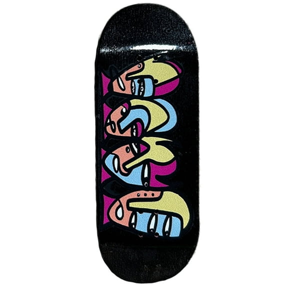 Variant Fingerboard Deck Sonny Mountain Black and Red Popsicle 32.5mm