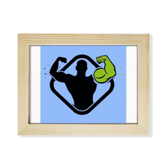 Variation Enhances Strength Muscles Desktop Photo Frame Picture Art Decoration Painting 6x8 inch