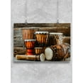 thumbnail image 1 of Variation Of Ethnic Drums Poster -Image by Shutterstock, 1 of 2